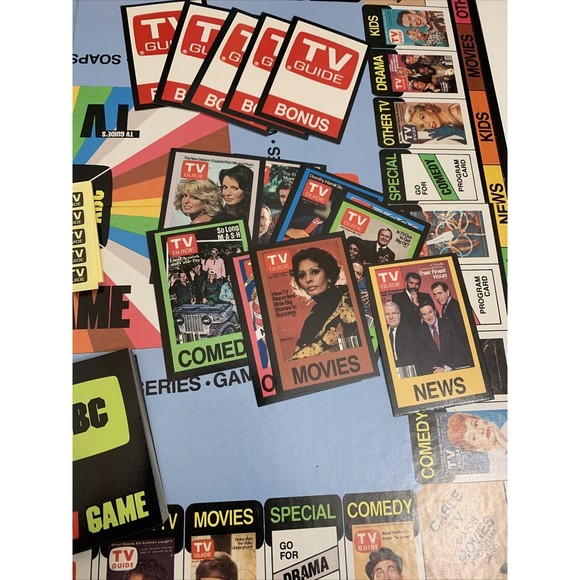 Vintage 1984 TV GUIDE'S TV Game in original box and complete - Picture 12 of 12